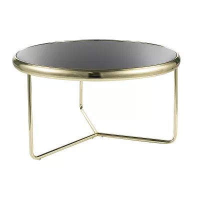 Konferenční stolek TAKIS - černý / zlatý