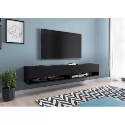 TV stolek CALIBURI 180 - černý grafitový