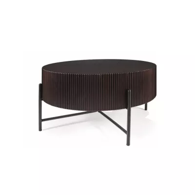 Konferenční stolek TRIFON - ořech / černý