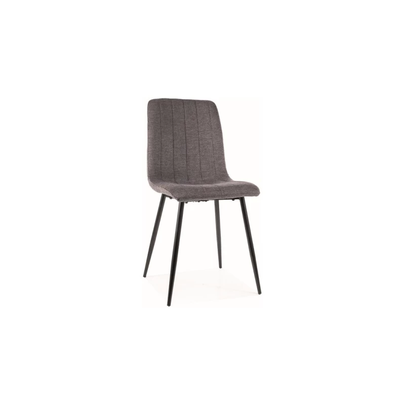 Čalouněná židle EVERLY - černá / tmavě šedá