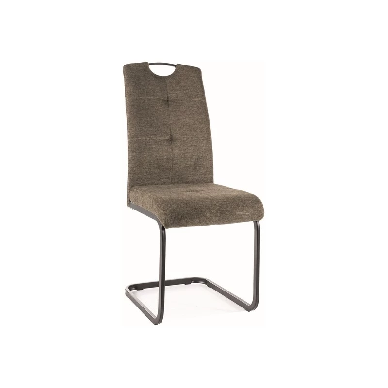 Čalouněná židle KASJA - černá / olivová