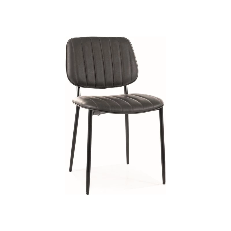 Čalouněná židle ISLA - černá / šedá