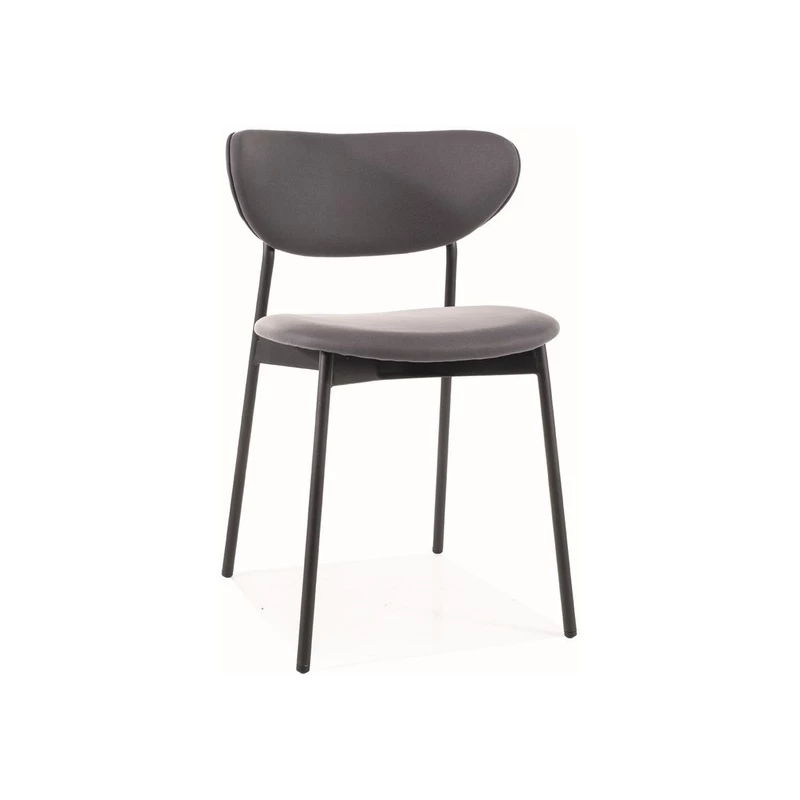 Jídelní židle ANGER - černá / šedá