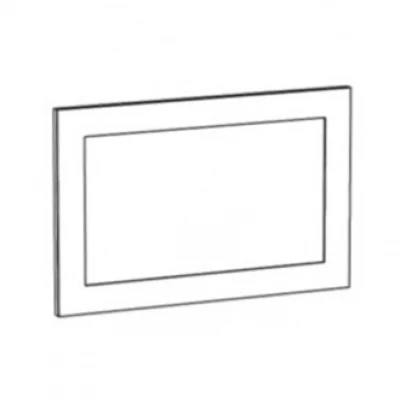 Boční krycí panel na horní kuchyňskou skříňku ARACY - 56x36 cm, šedý