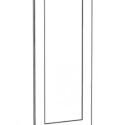 Boční krycí panel na horní kuchyňskou skříňku ARACY - 30x72 cm, šedý