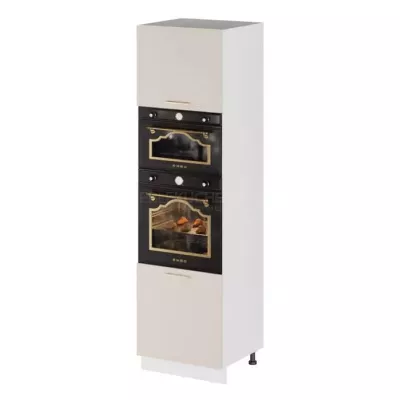 Kuchyňská skříň na vestavné spotřebiče ARACY - šířka 60 cm, bílá, nožky 15 cm