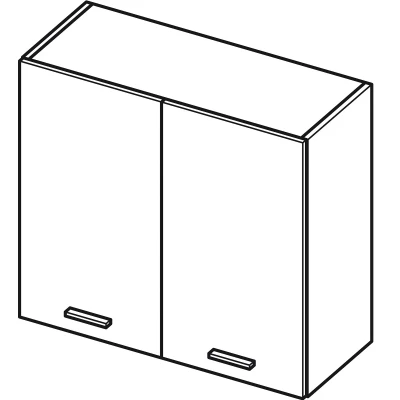 Horní kuchyňská skříňka ARACY - šířka 80 cm, bílá