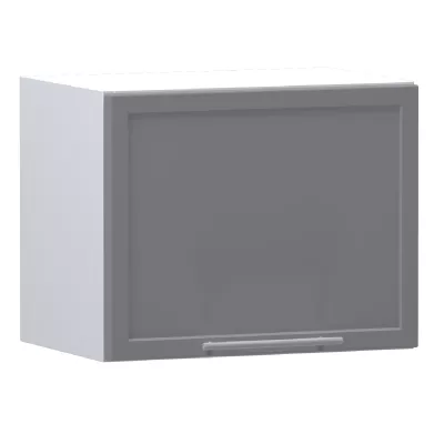 Závěsná kuchyňská skříňka ARACY - šířka 45 cm, šedá / bílá