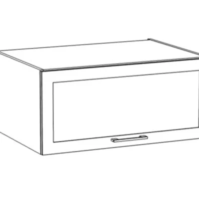 Kuchyňská závěsná skříňka ARACY - šířka 80 cm, bílá