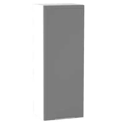 Policová kuchyňská skříňka ARACY - šířka 45 cm, šedá / bílá