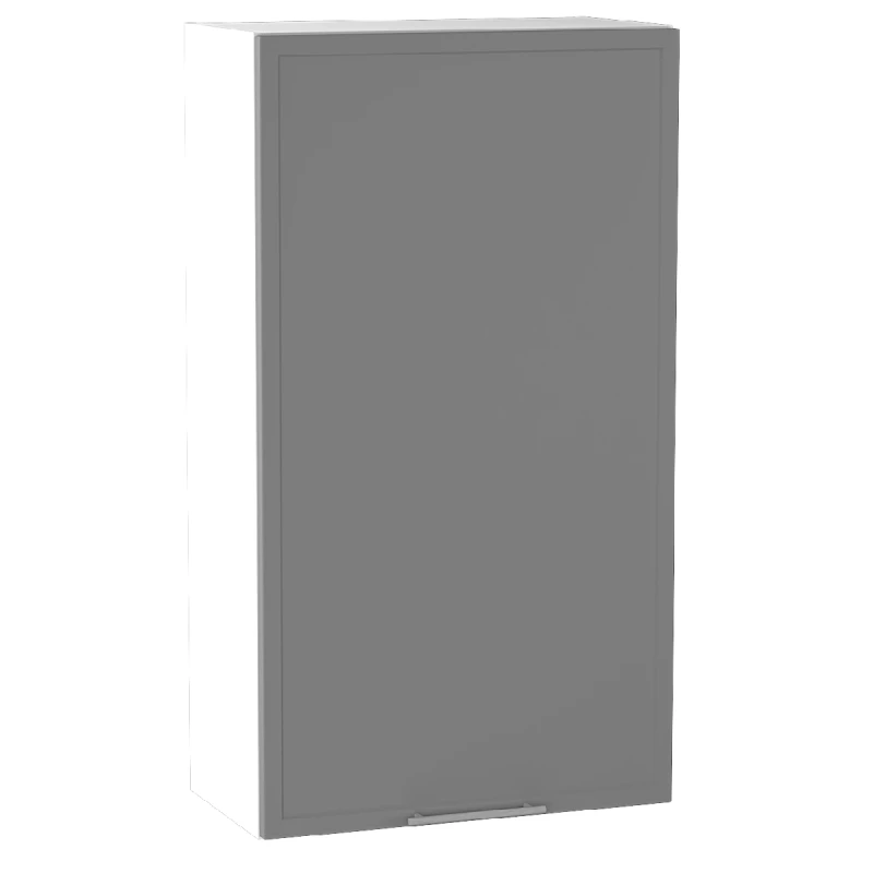 Policová kuchyňská skříňka ARACY - šířka 60 cm, šedá / bílá