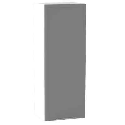 Policová kuchyňská skříňka ARACY - šířka 40 cm, šedá / bílá