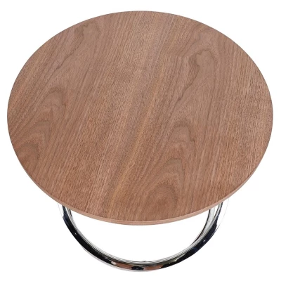 Konferenční stolek DIDIER - ořech / chrom