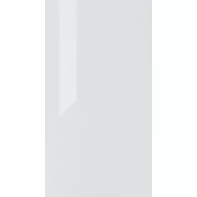Skříň na vestavnou lednici IRENA - šířka 60 cm, dub lindberg / lesklá bílá, nožky 15 cm