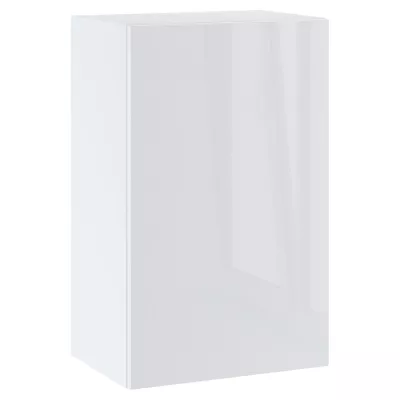 Policová kuchyňská skříňka IRENA - šířka 45 cm, lesklá bílá