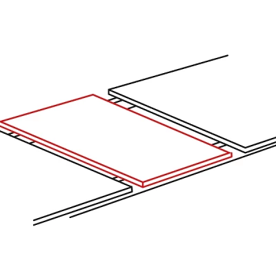 Kulatý rozkládací stůl TITUS - černý / černý