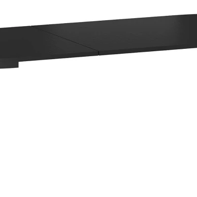 Kulatý rozkládací stůl TITUS - černý / černý