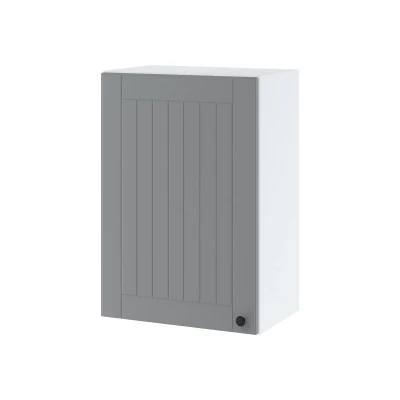 Horní kuchyňská skříňka LESJA - šířka 50 cm, šedá / bílá
