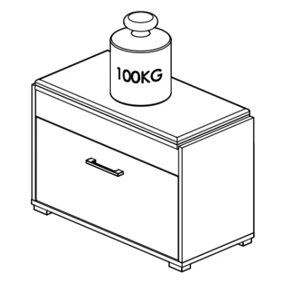 VÝPRODEJ - Úzký sedací botník s dvířky RUAN - světlá sonoma