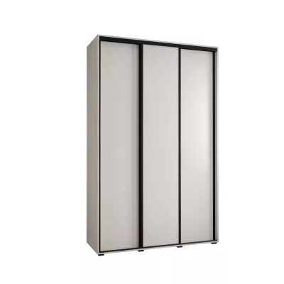 Šatní skříň ASIRI 1 - 150/60 cm, bílá / černá