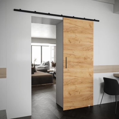 Posuvné dveře PERDITA 1 - 90 cm, dub craft zlatý