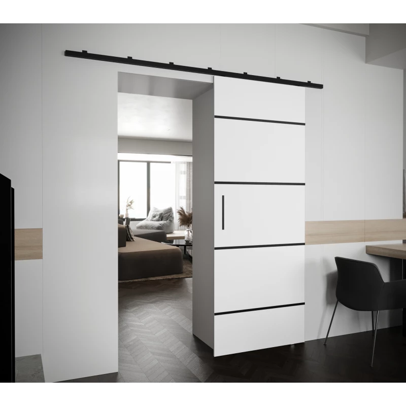 Posuvné dveře PERDITA 4 - 70 cm, bílé