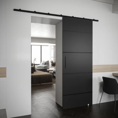 Posuvné dveře PERDITA 4 - 70 cm, černé