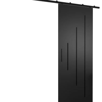 Posuvné dveře s černým úchytem PERDITA 3 - 70 cm, černé