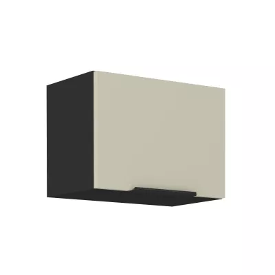 Digestořová skříňka AGAFIJA - šířka 50 cm, cashmere / černá