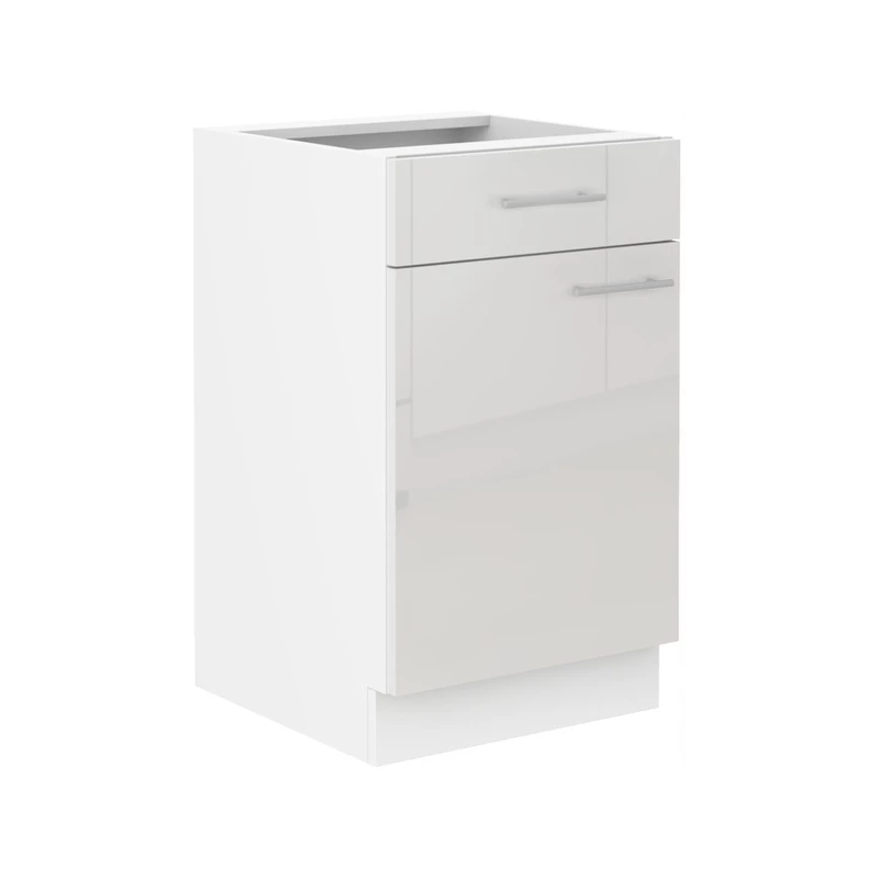 Dolní skříňka se šuplíkem LAJLA - šířka 50 cm, bílá