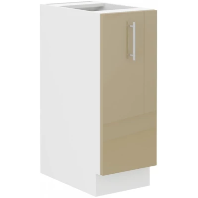 Výsuvná skříňka LAJLA - šířka 30 cm, cappucino / bílá