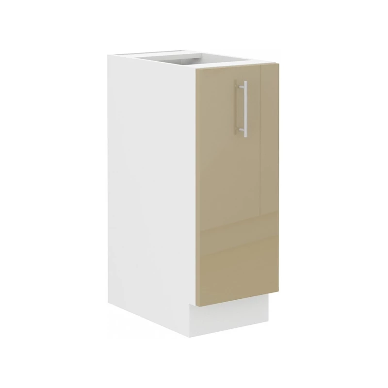 Výsuvná skříňka LAJLA - šířka 30 cm, cappucino / bílá