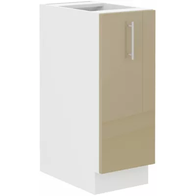 Výsuvná skříňka LAJLA - šířka 30 cm, cappucino / bílá