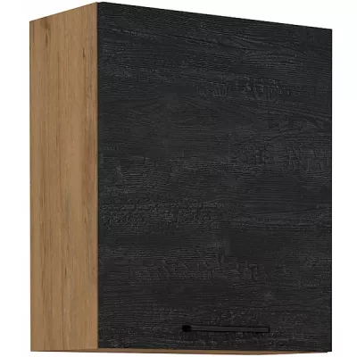 Horní kuchyňská skříňka MYRNA - šířka 60 cm, dark wood / dub lancelot
