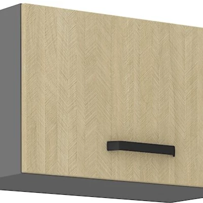 Digestořová skříňka MYRIAM - šířka 60 cm, vzorovaná / antracit