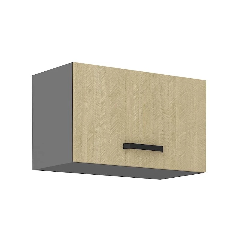 Digestořová skříňka MYRIAM - šířka 60 cm, vzorovaná / antracit