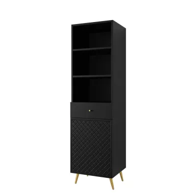 Úzký regál PINELAND - černý