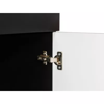 Úzký regál PINELAND - černý