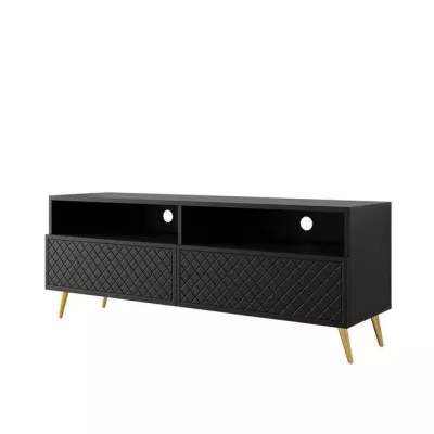 TV stolek na nožičkách PINELAND - černý