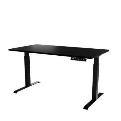 Výškově nastavitelný psací stůl HUTTO 2 - černý