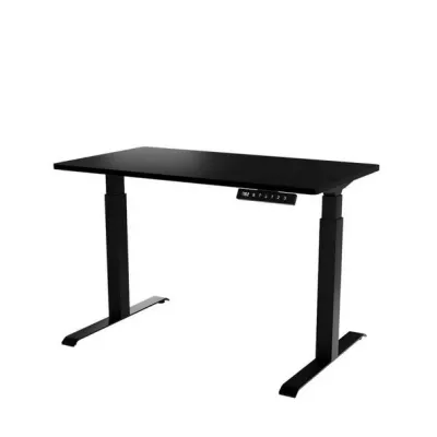 Výškově nastavitelný psací stůl HUTTO 1 - černý