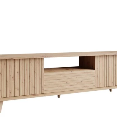 Široký stolek pod TV PRESIDIO - dub artisan