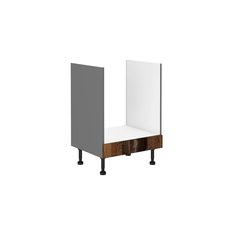 Sporáková skříňka PENKA - šířka 60 cm, old style / antracit