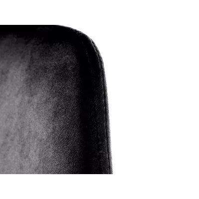 Set 2x čalouněná židle do kuchyně TINAHELY - černý