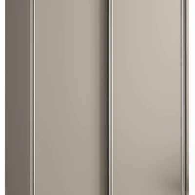 Šatní skříň INDIRA 1 - 110/45 cm, kašmír / stříbrná