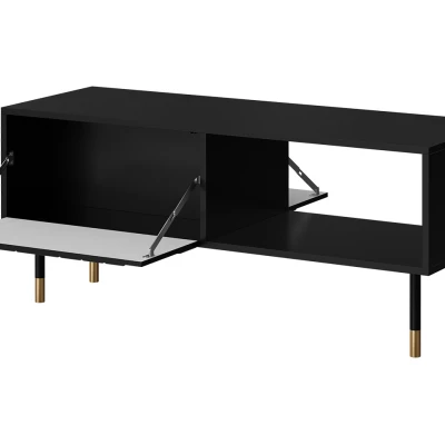 Konferenční stolek SACUL - černý / zlatý