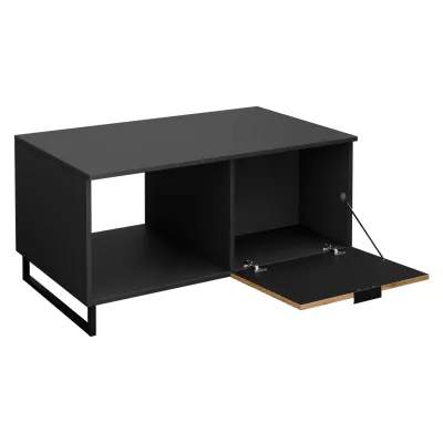 Konferenční stolek PALACIOS - dub wotan / černý grafit