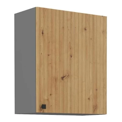 Horní kuchyňská skříňka NOMIN - šířka 60 cm, dub artisan / antracit