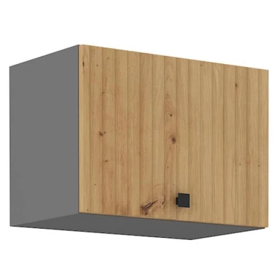 Digestořová skříňka NOMIN - šířka 50 cm, dub artisan / antracit