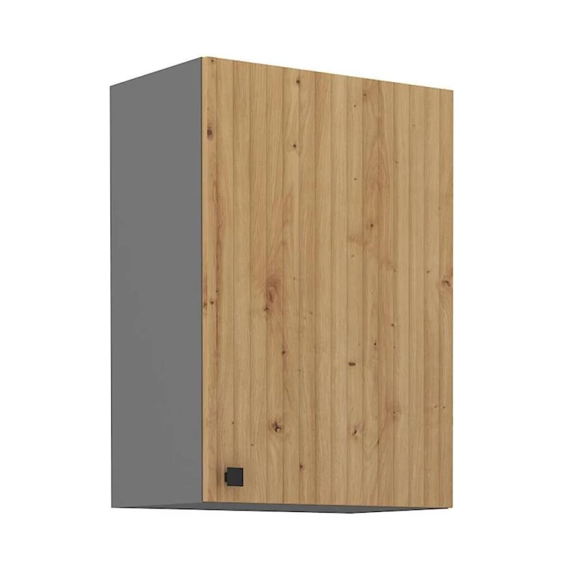 Horní kuchyňská skříňka NOMIN - šířka 50 cm, dub artisan / antracit